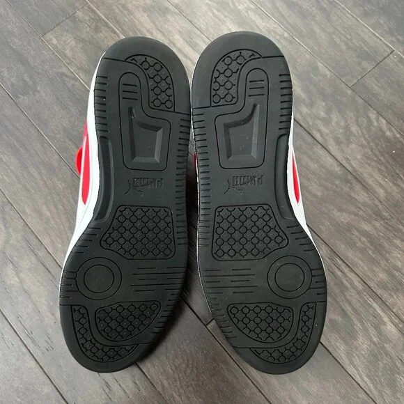 Puma Rebound Layup Lo Red, Black & White US Men's 10.5 Sneakers NWOT - Picture 12 of 12